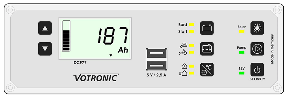 Votronic Power Control VPC Jupiter 400  mit Smart-Shunt und Masseband 75 mm² - 5749