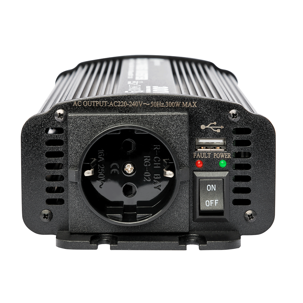 WATTSTUNDE® 300 W / 600 W 12 V Sinus Spannungswandler WS12/300SI