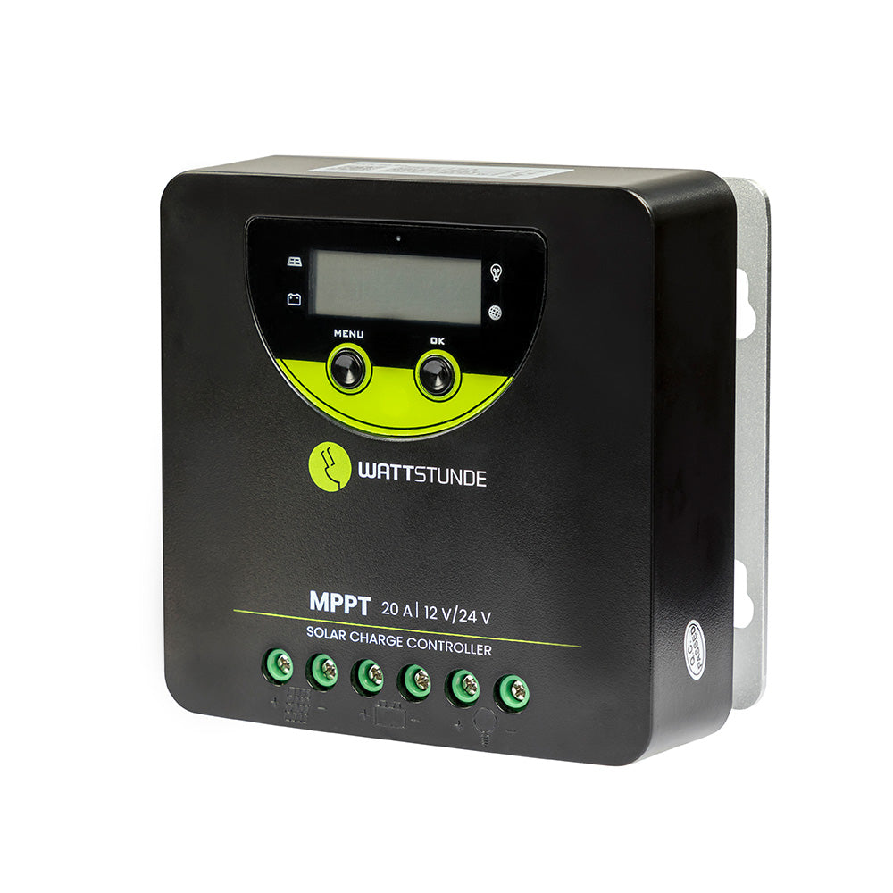 WATTSTUNDE® 20 A 90 V MPPT Solar Laderegler WLR-BT 20.90 MPPT 12 / 24 V