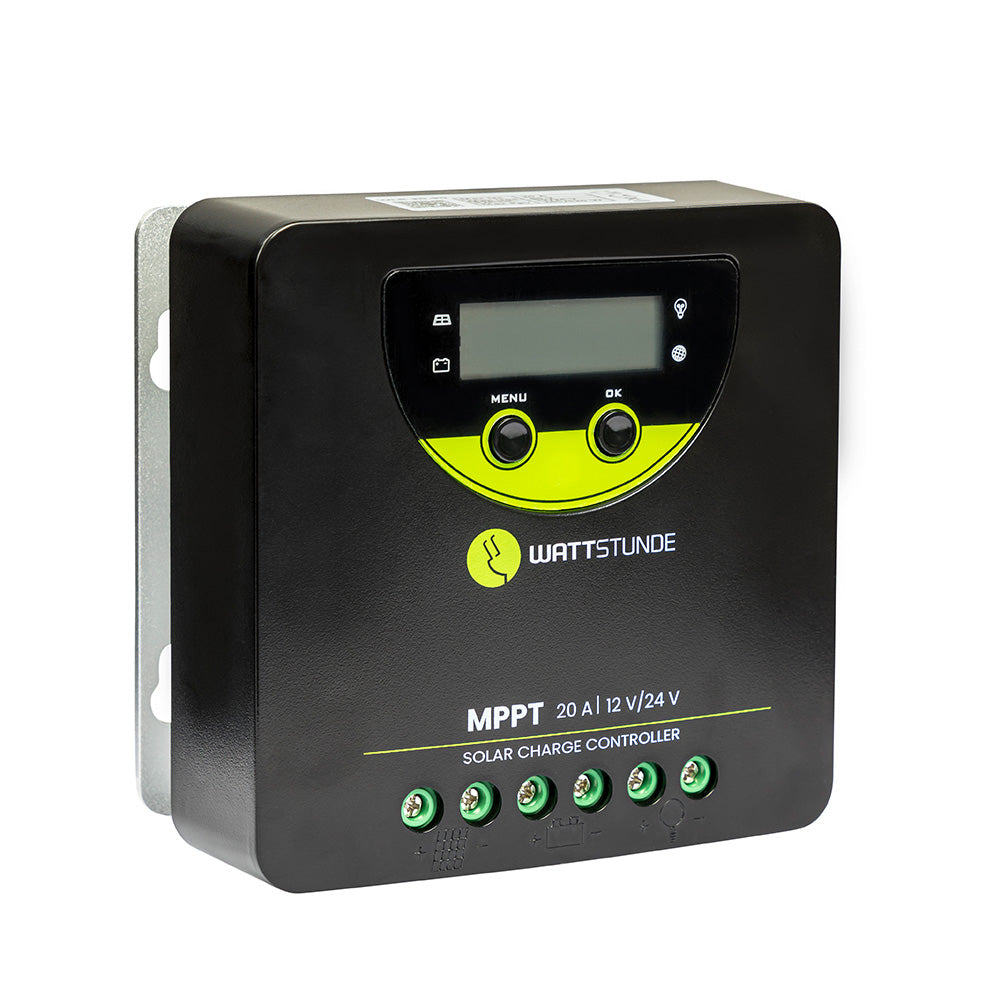WATTSTUNDE® 20 A 90 V MPPT Solar Laderegler WLR-BT 20.90 MPPT 12 / 24 V