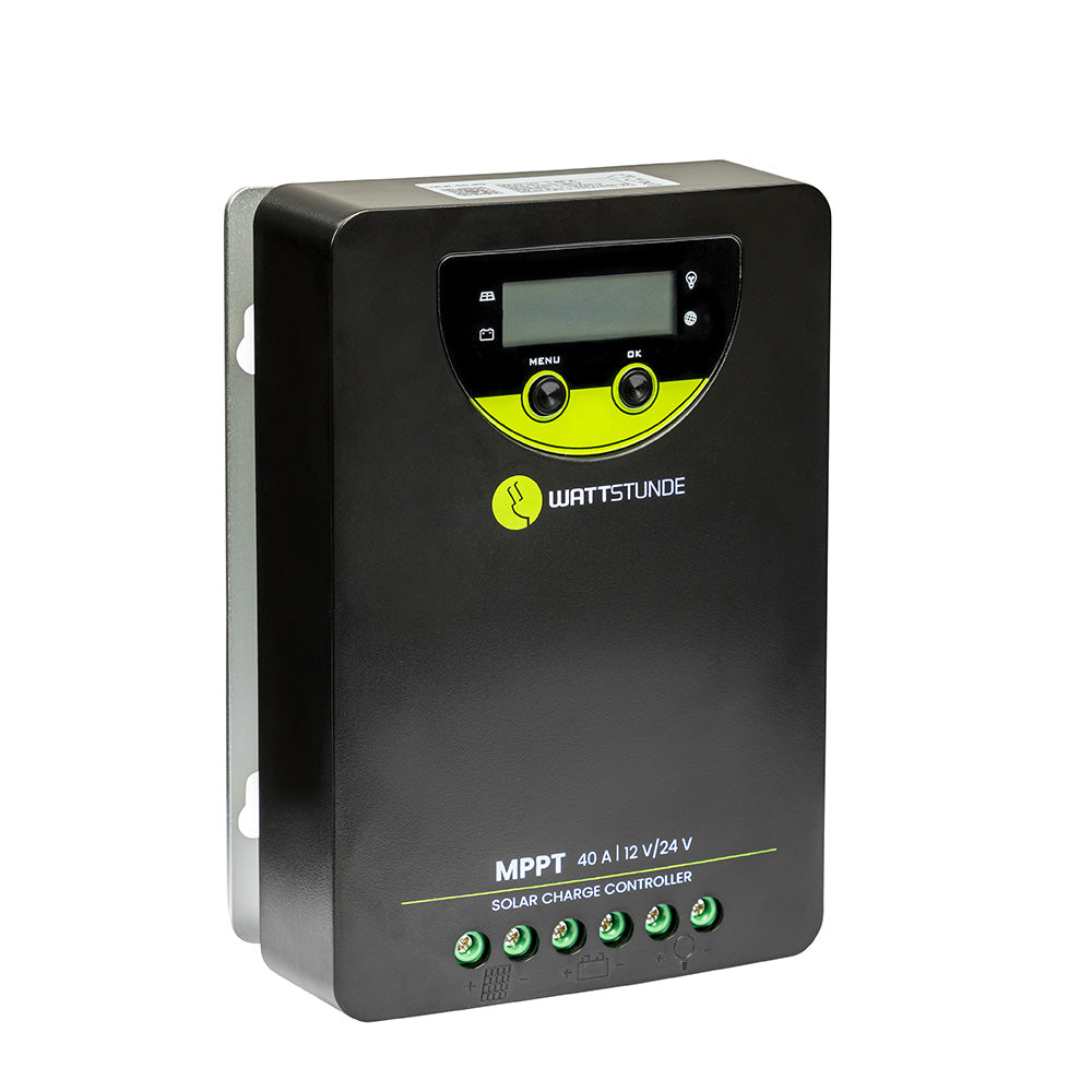 WATTSTUNDE® 40 A 90 V MPPT Solar Laderegler WLR-BT 40.90 MPPT 12 / 24 V