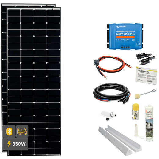WATTSTUNDE® SOLA Frame Daylight Wohnmobil Komplettset 350 W weiß